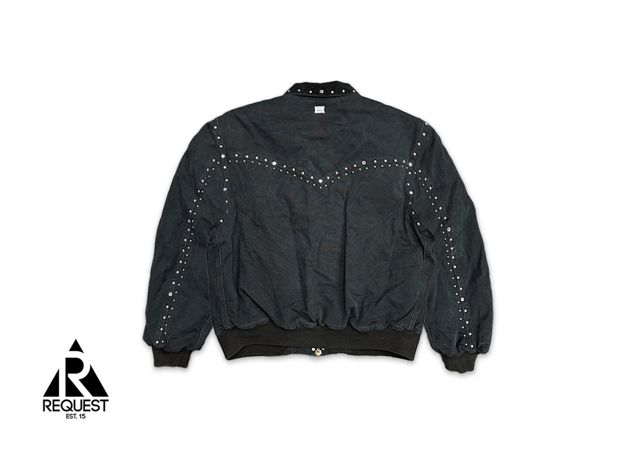 x B.B. Simon Studded Work Jacket  "Black" - Image 2