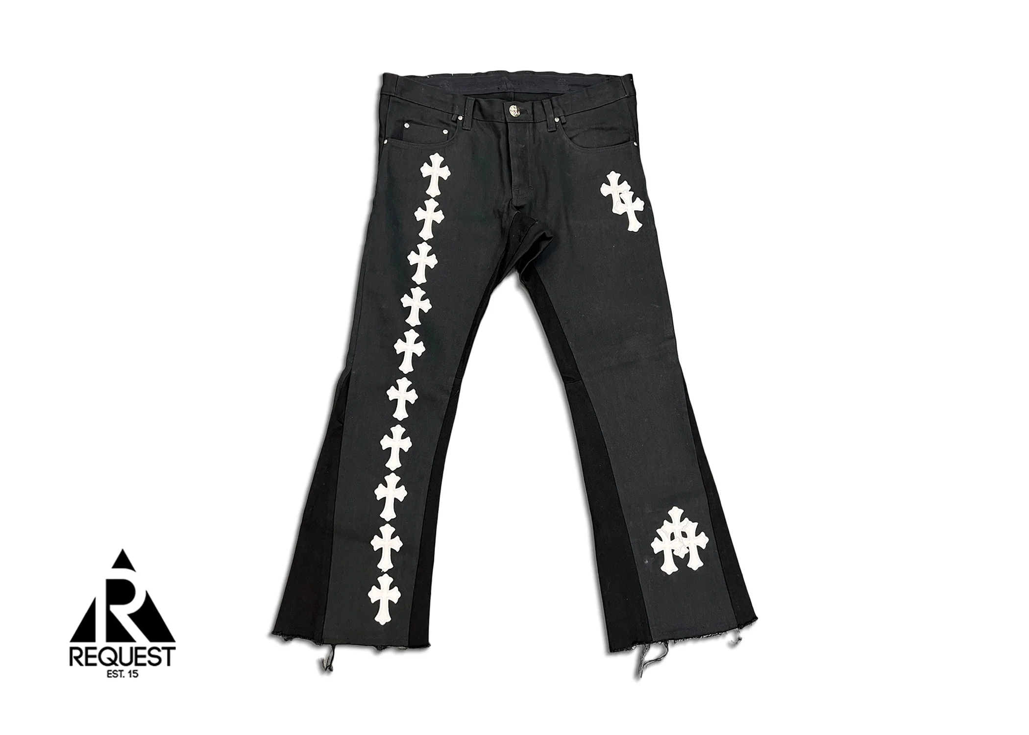 x  Black Flare Denim