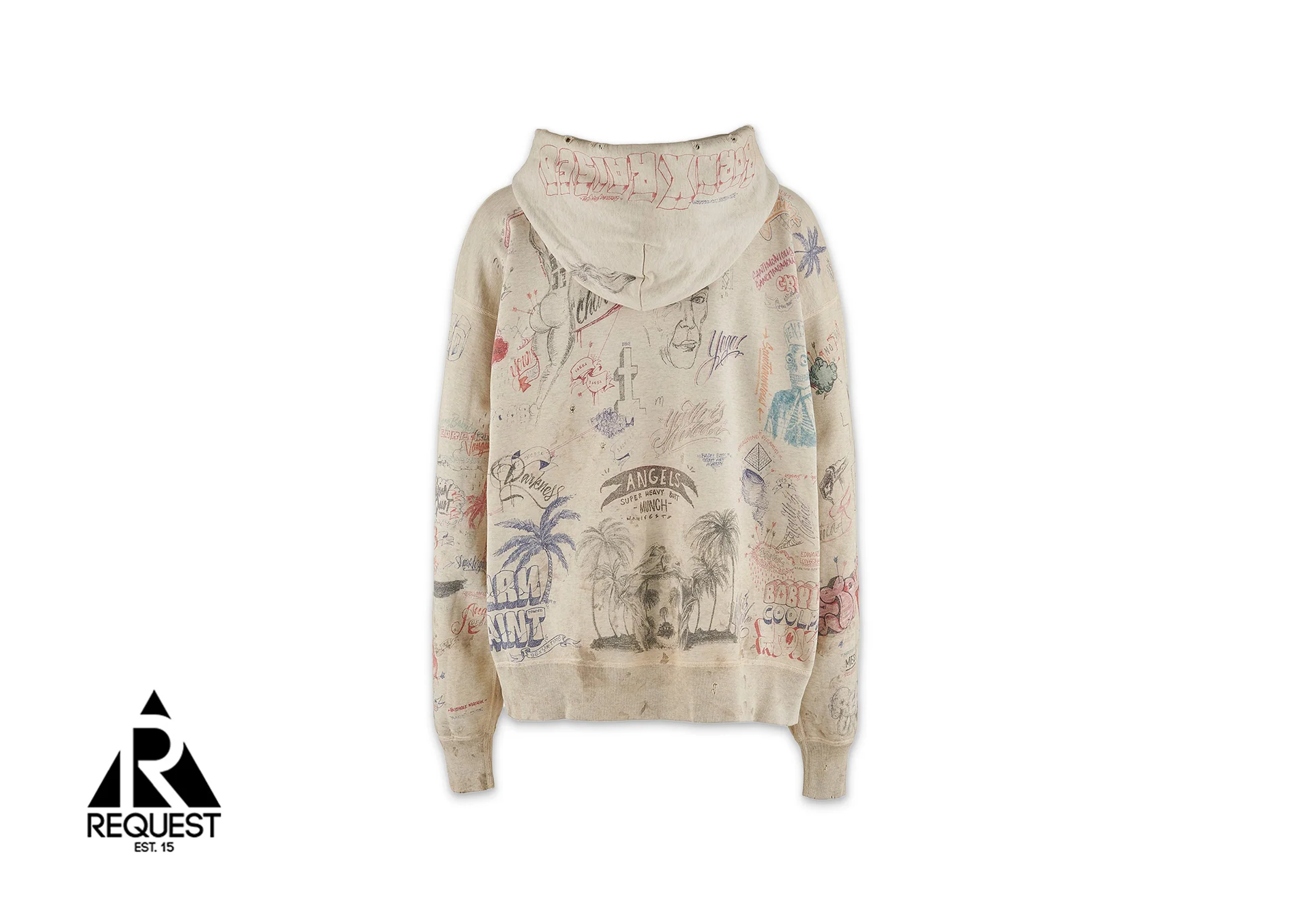 x Born & Raised Hoodie "Grey" - Image 2