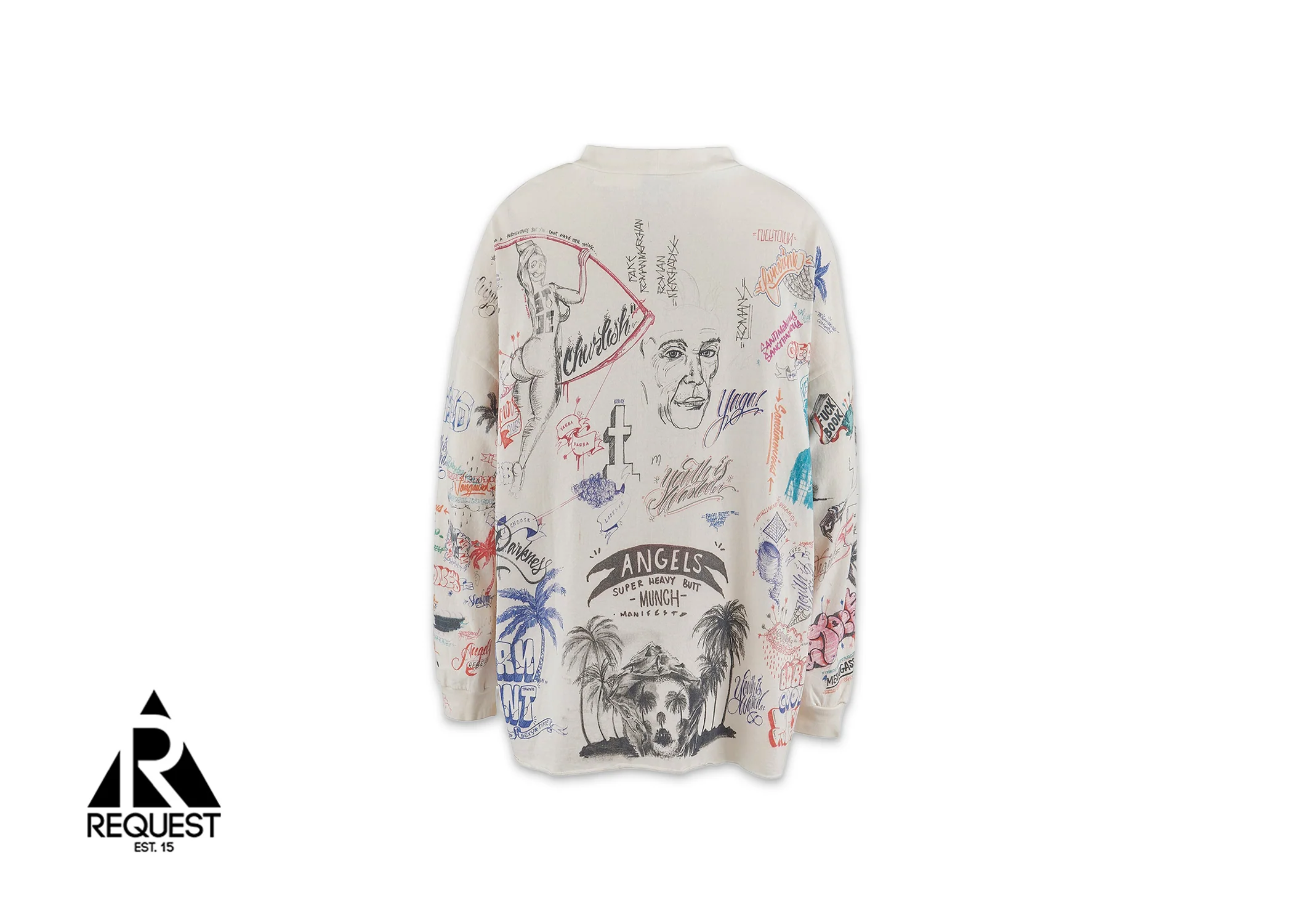 x Born & Raised L/S Tee "White" - Image 2