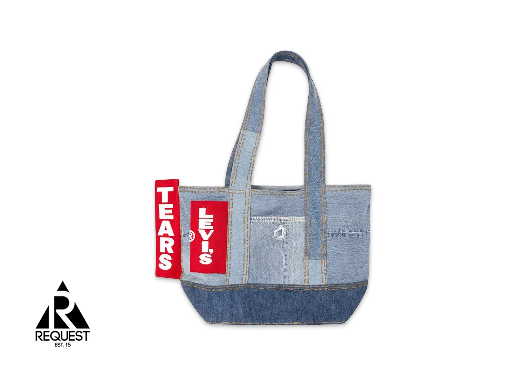 x Cactus Plant Flea Market x Levi's ComplexCon Denim Tote "Blue" - Image 2