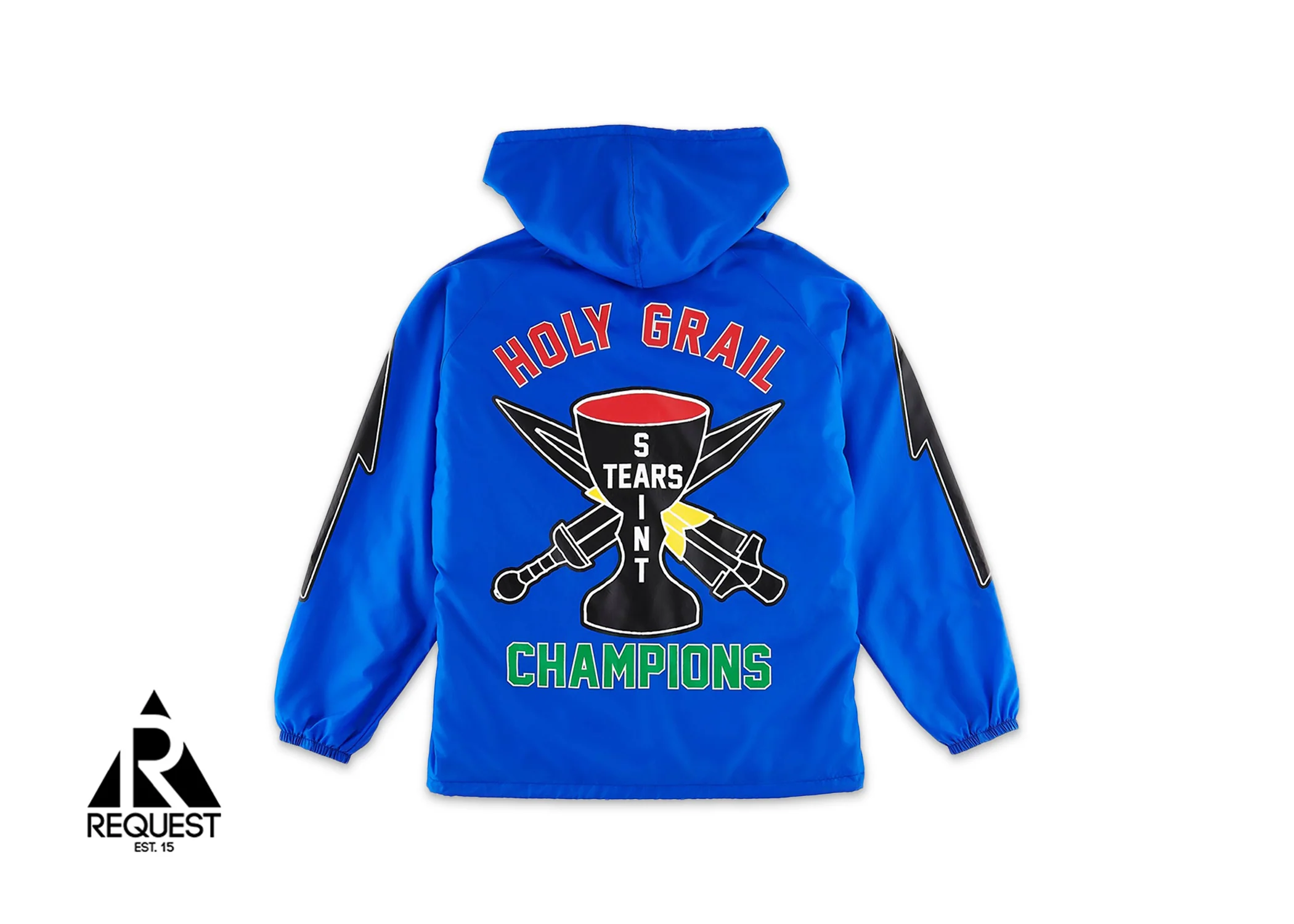 x Denim Tears Holy Grail Coaches Jacket "Blue" - Image 2