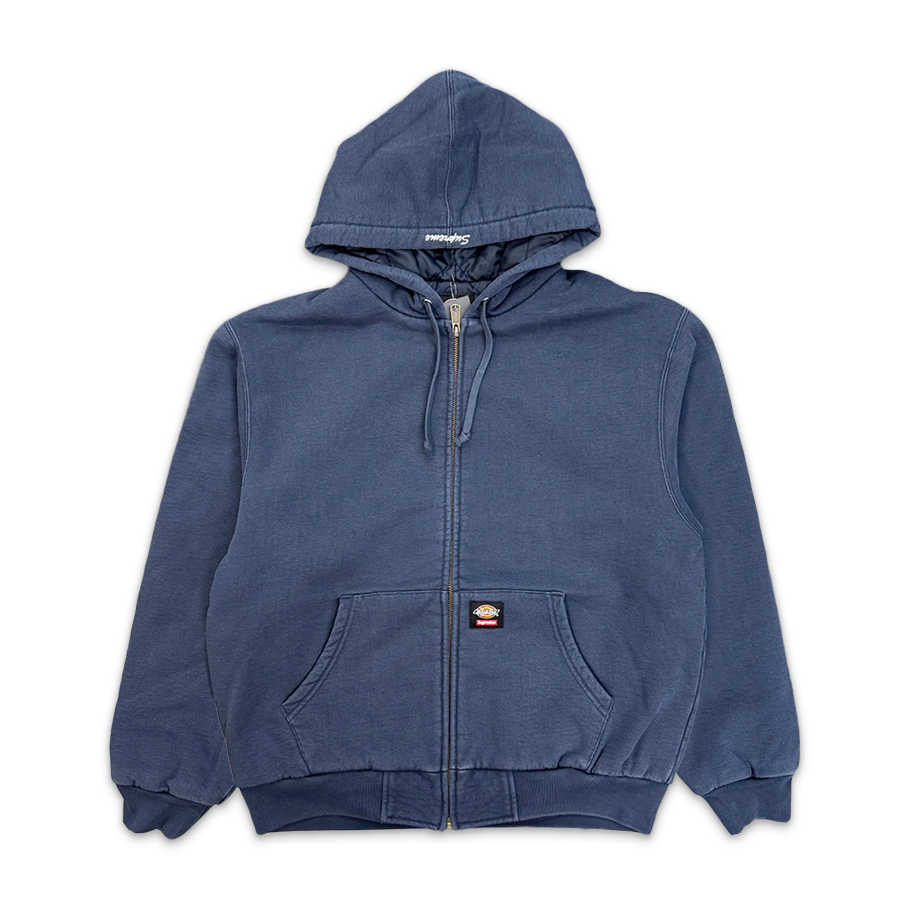 x Dickies Quilted Lined Zip Up Hoodie "Navy"