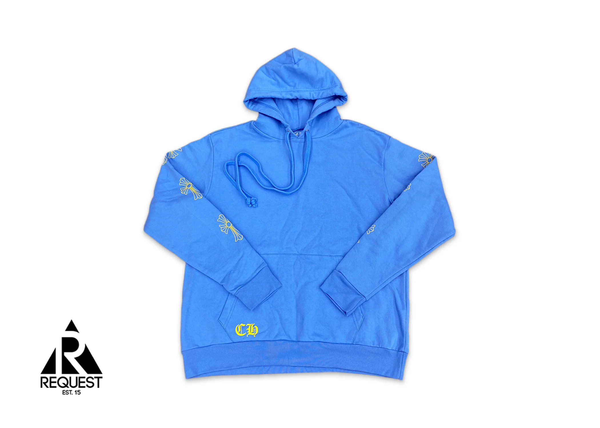 X Drake Girls Love Chrome Hoodie "Light Blue”