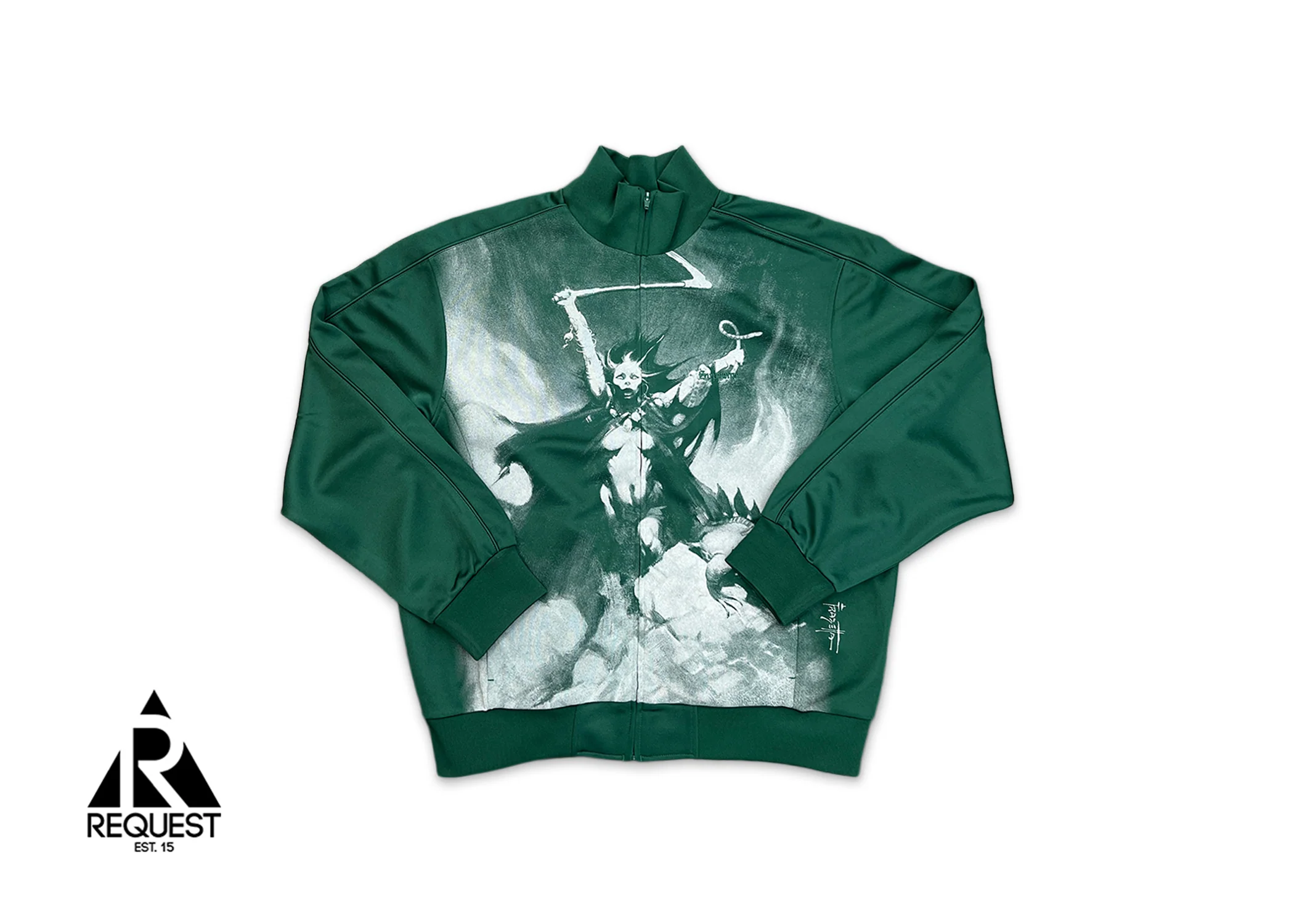 x Frazetta Track Jacket "Dark Green"