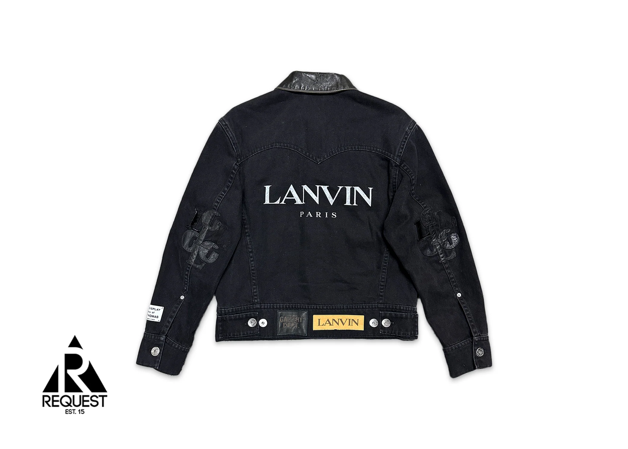 x Lanvin Denim Jacket "Black" - Image 2