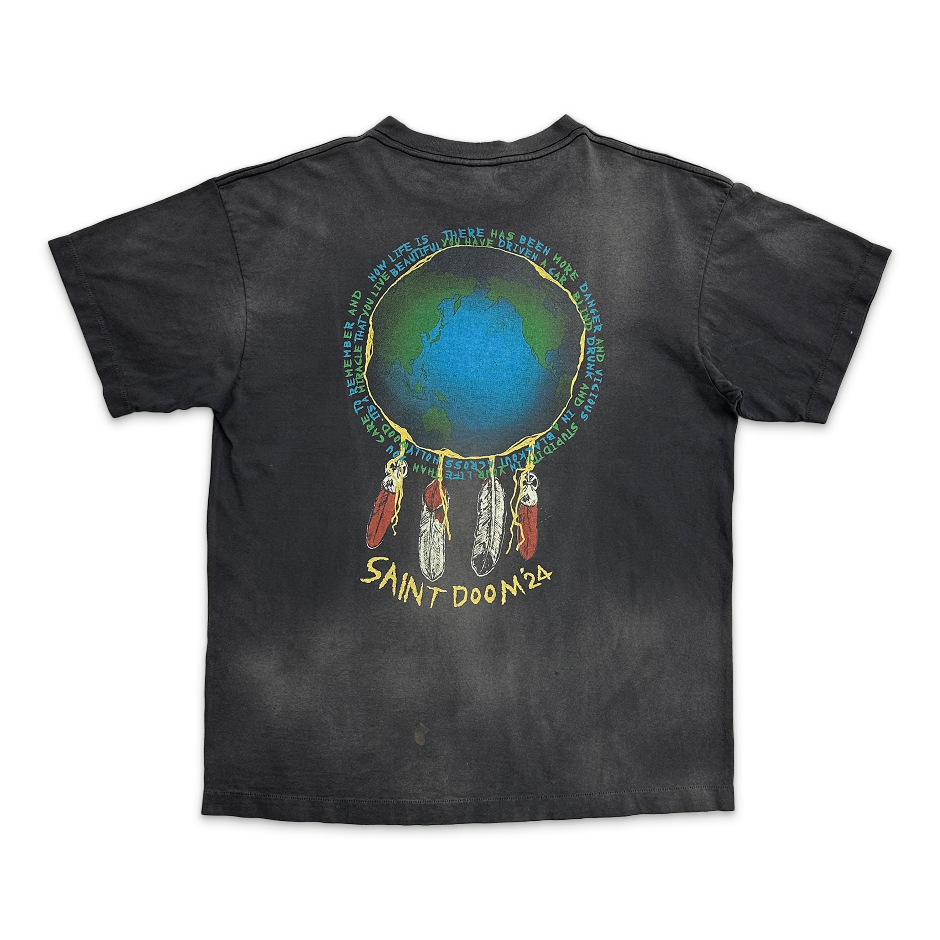 x LASTMAN Holy Ghost Tee "Vintage Black" - Image 2