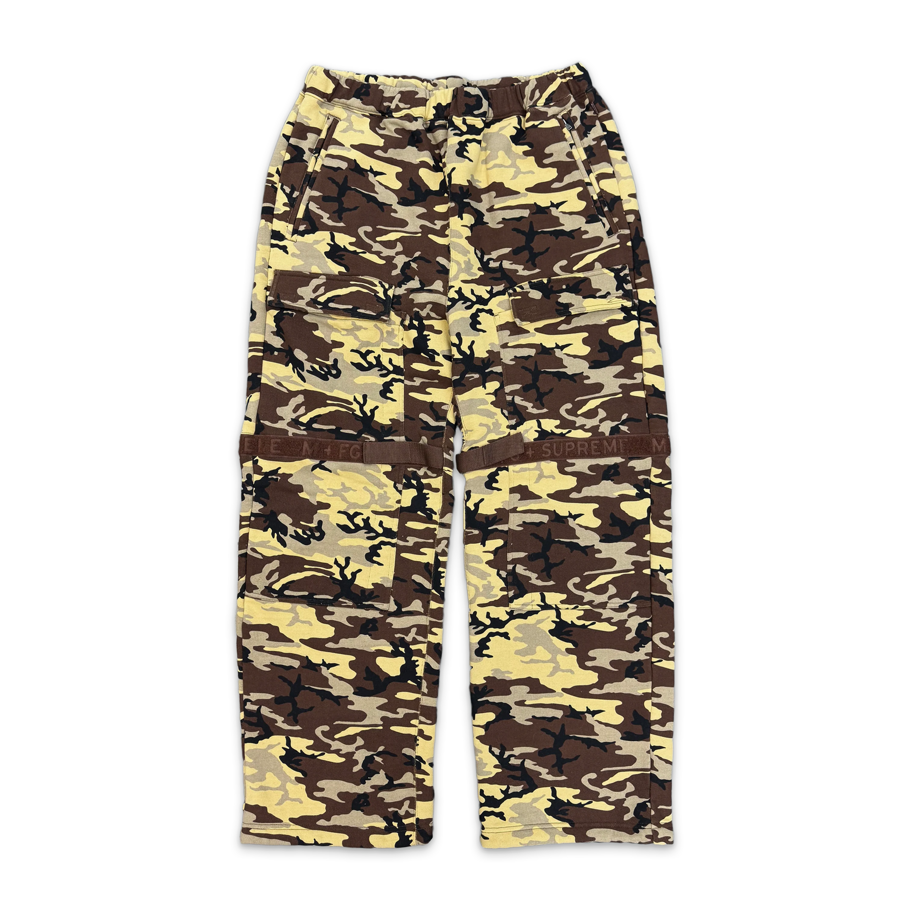 x Marithé + François Girbaud Shuttle Tape Cargo Sweatpants "Camo"