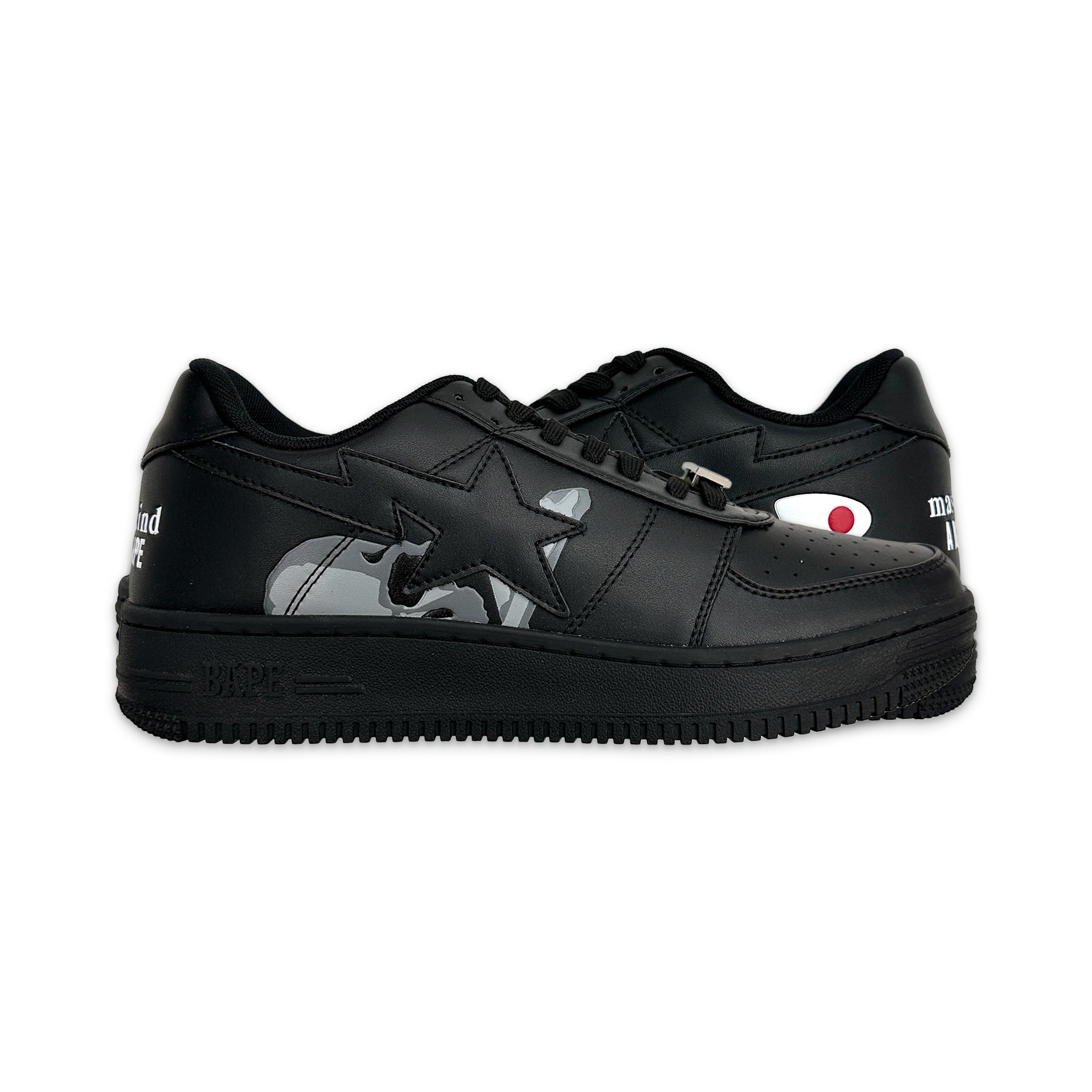 x Mastermind Bapesta Low "Black"