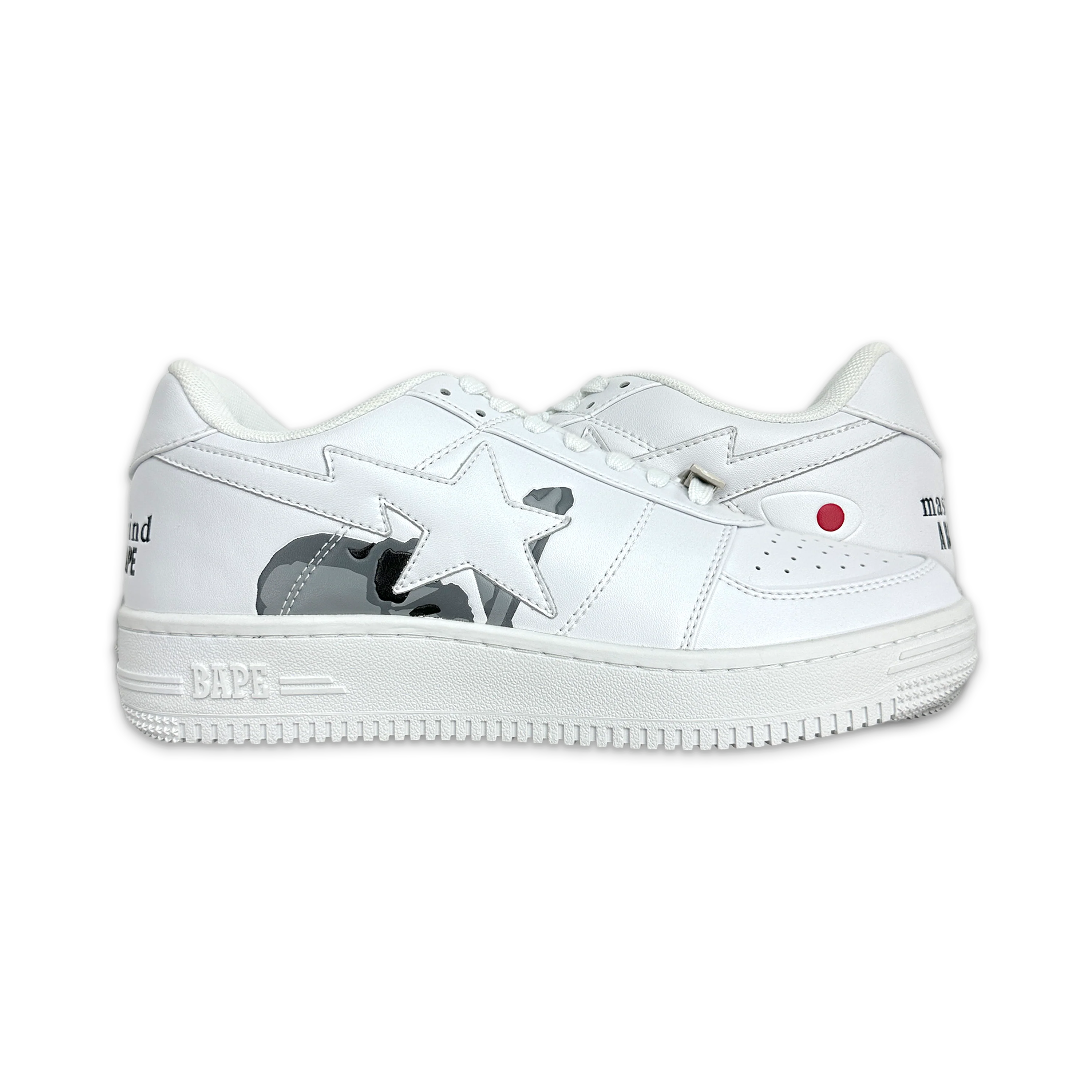 x Mastermind Bapesta Low "White"