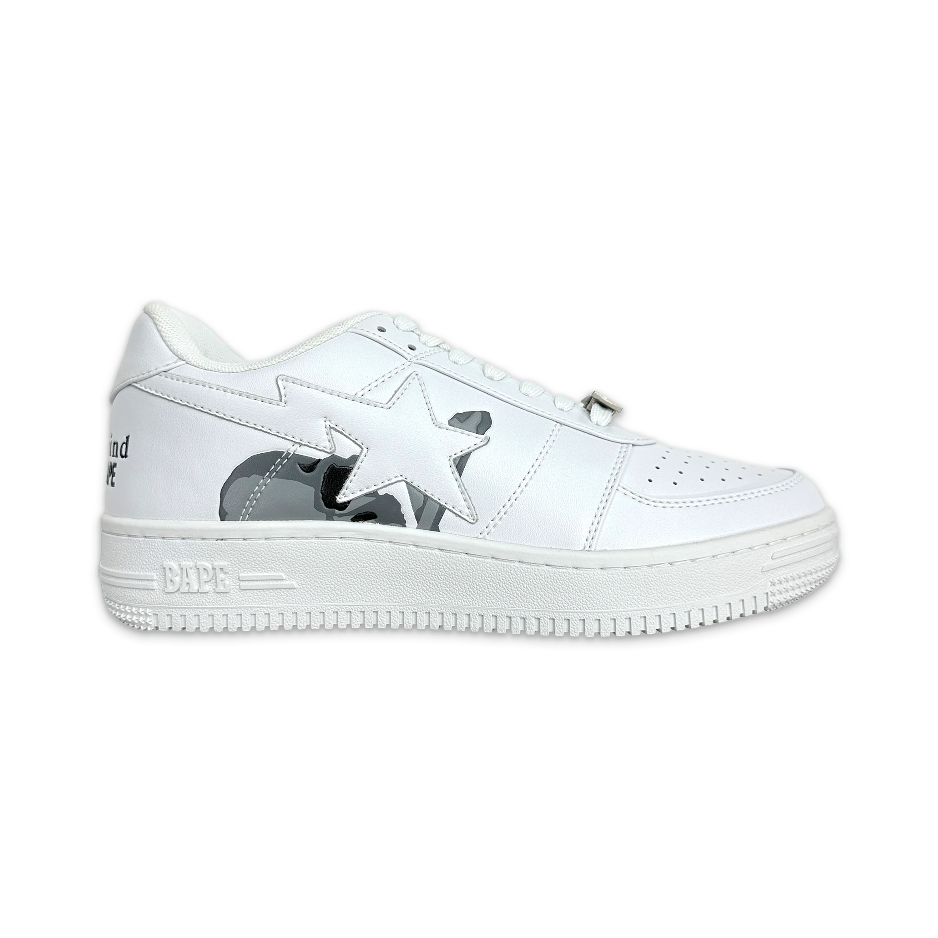 x Mastermind Bapesta Low "White" - Image 2