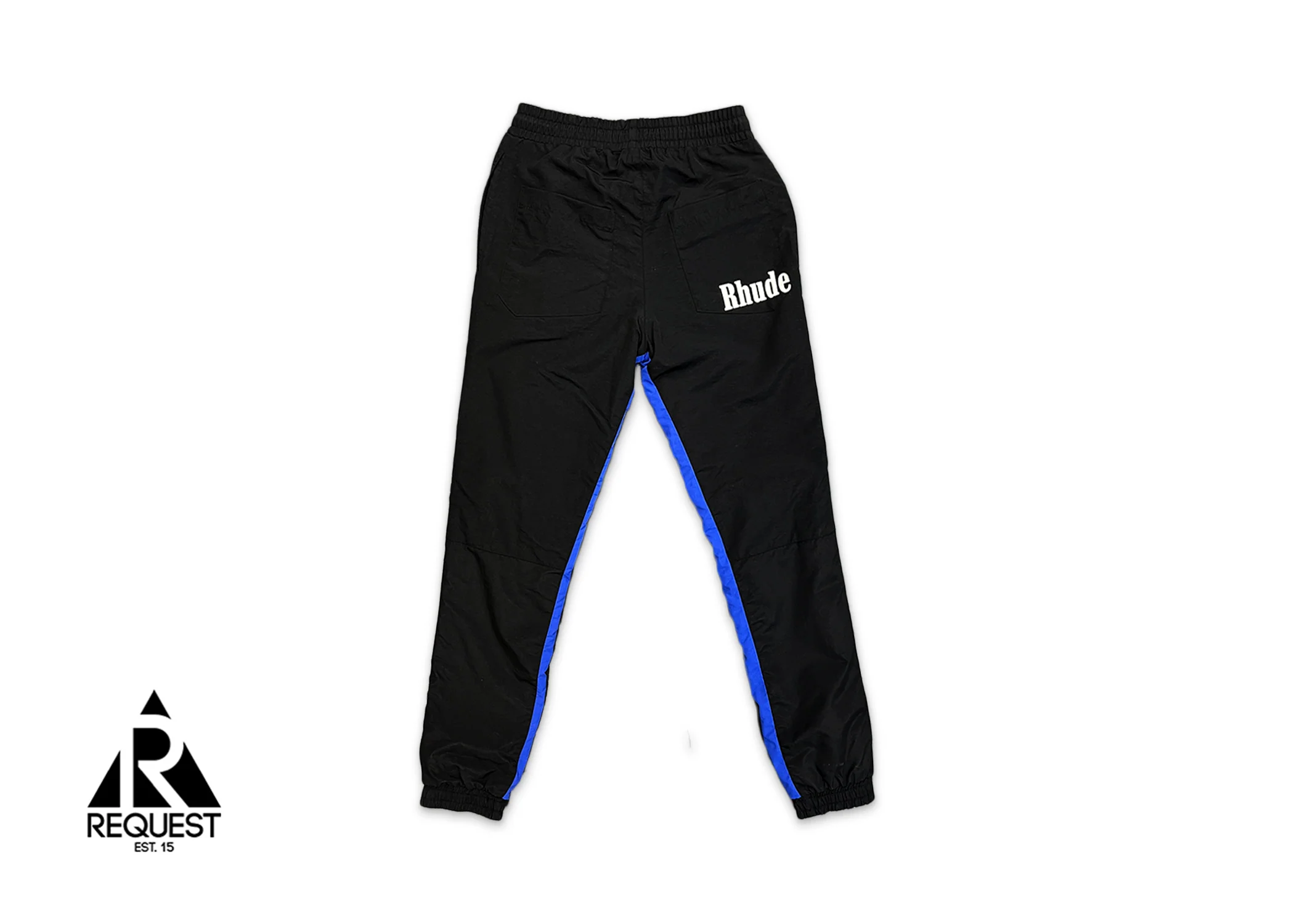 x Mclaren Logo Print Track Pants "Black/Blue" - Image 2