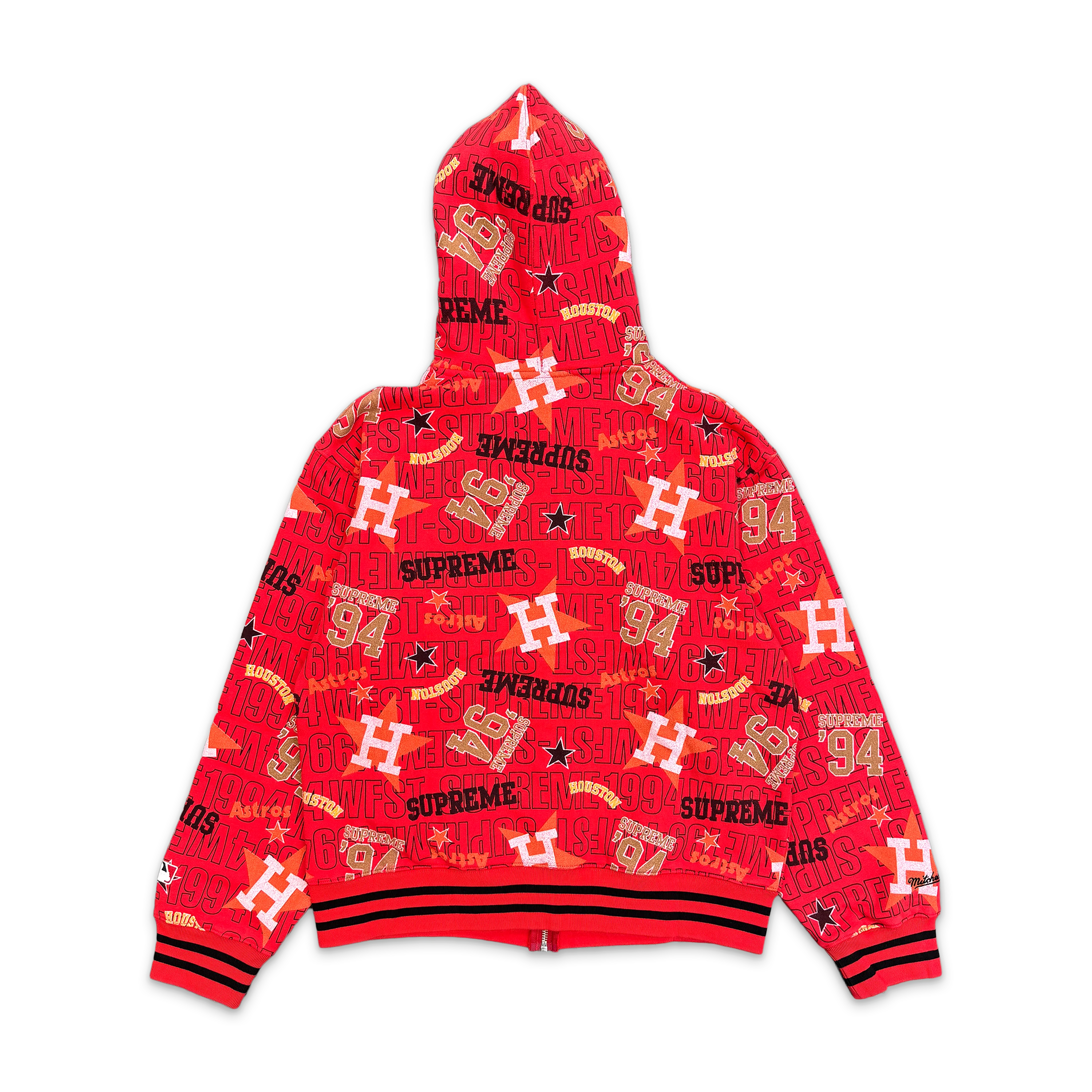 x Mitchell & Ness Teams Zip Up Astros "Red" - Image 2