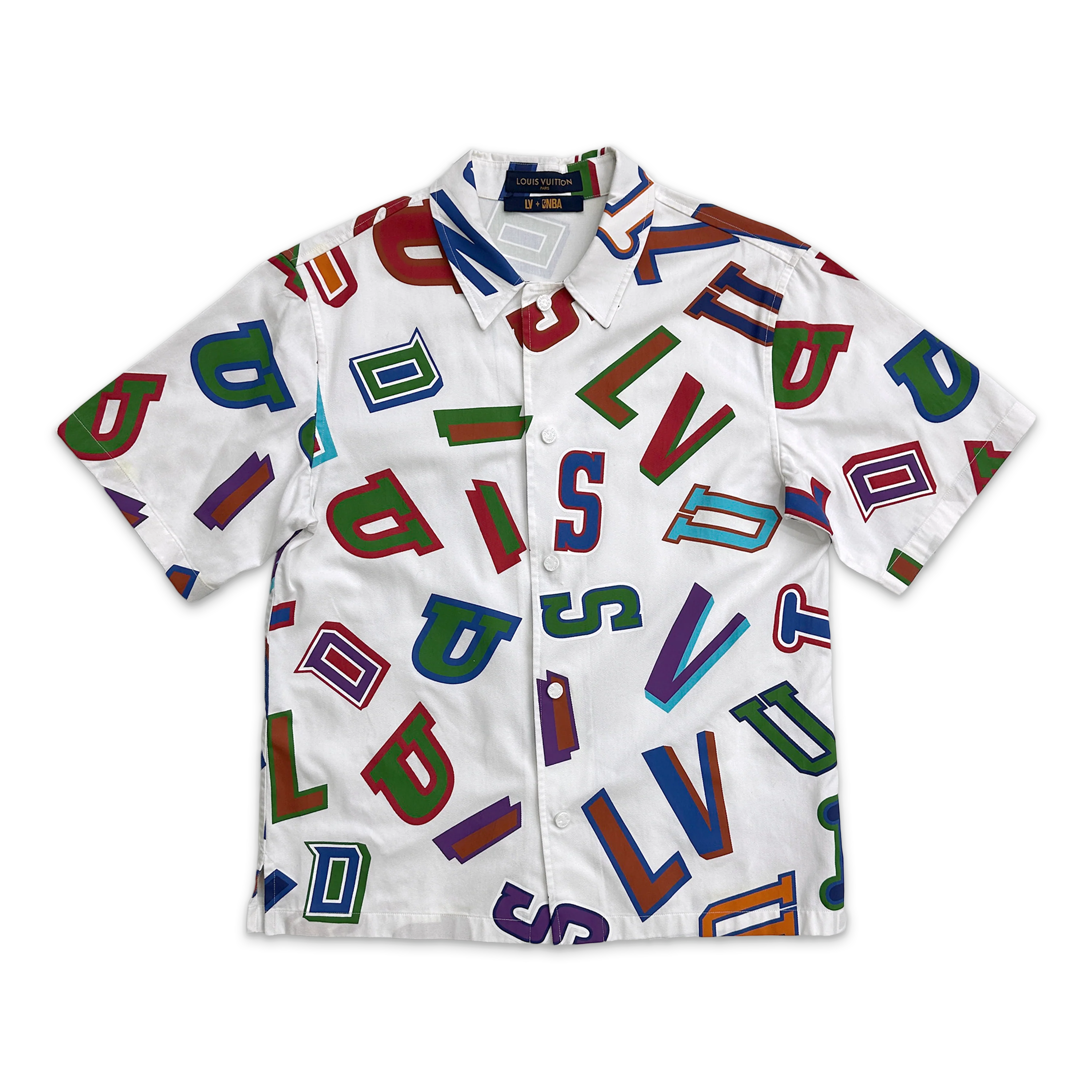 x NBA Basketball Letters Overshirt "Multi Color"