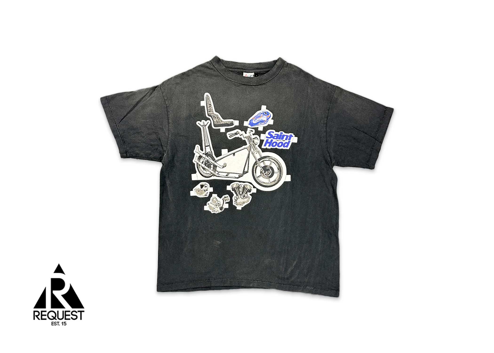 x Neighborhood Bike Tee "Vintage Black"