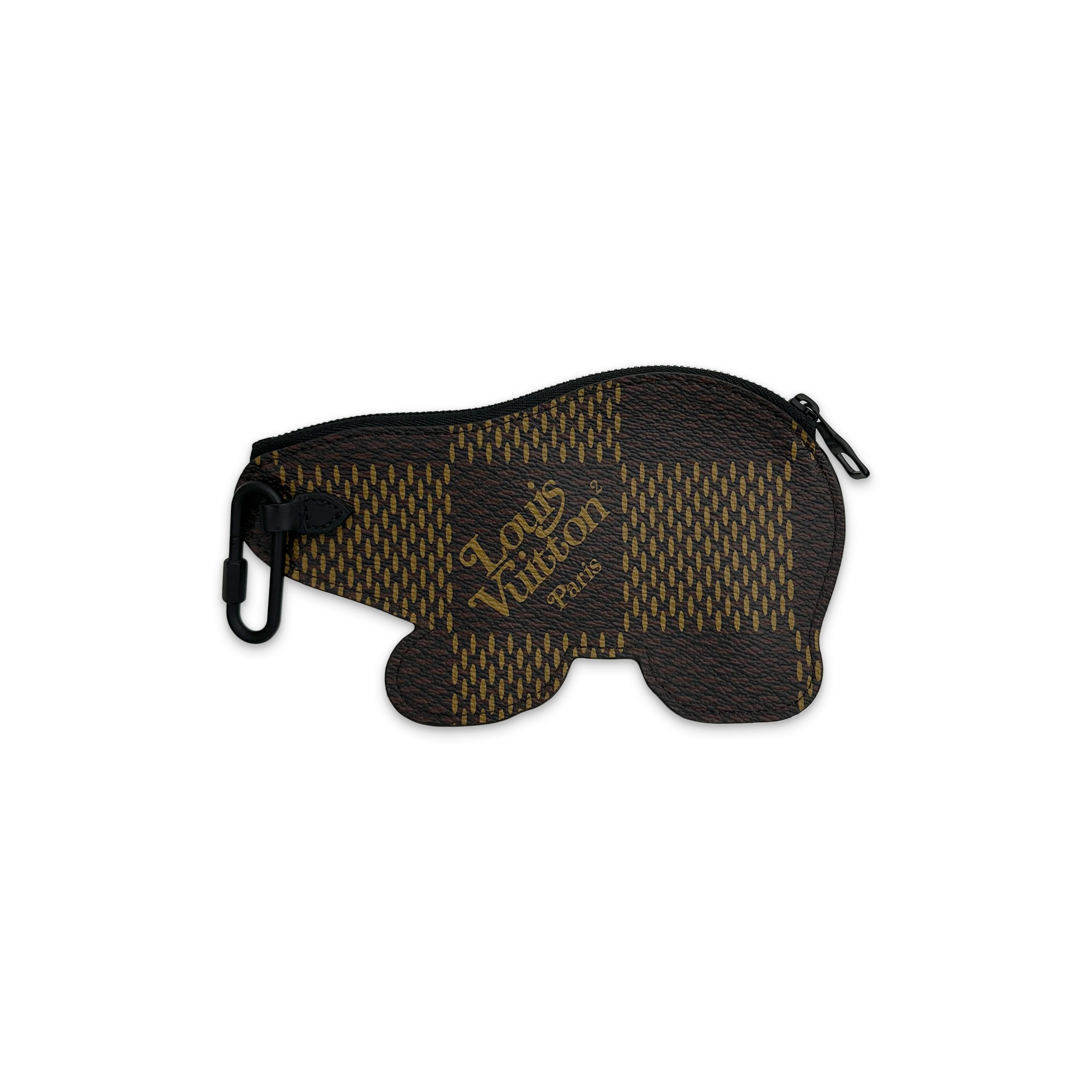x Nigo Bear Coin Card Holder "Damier Ebene Giant Brown" - Image 2