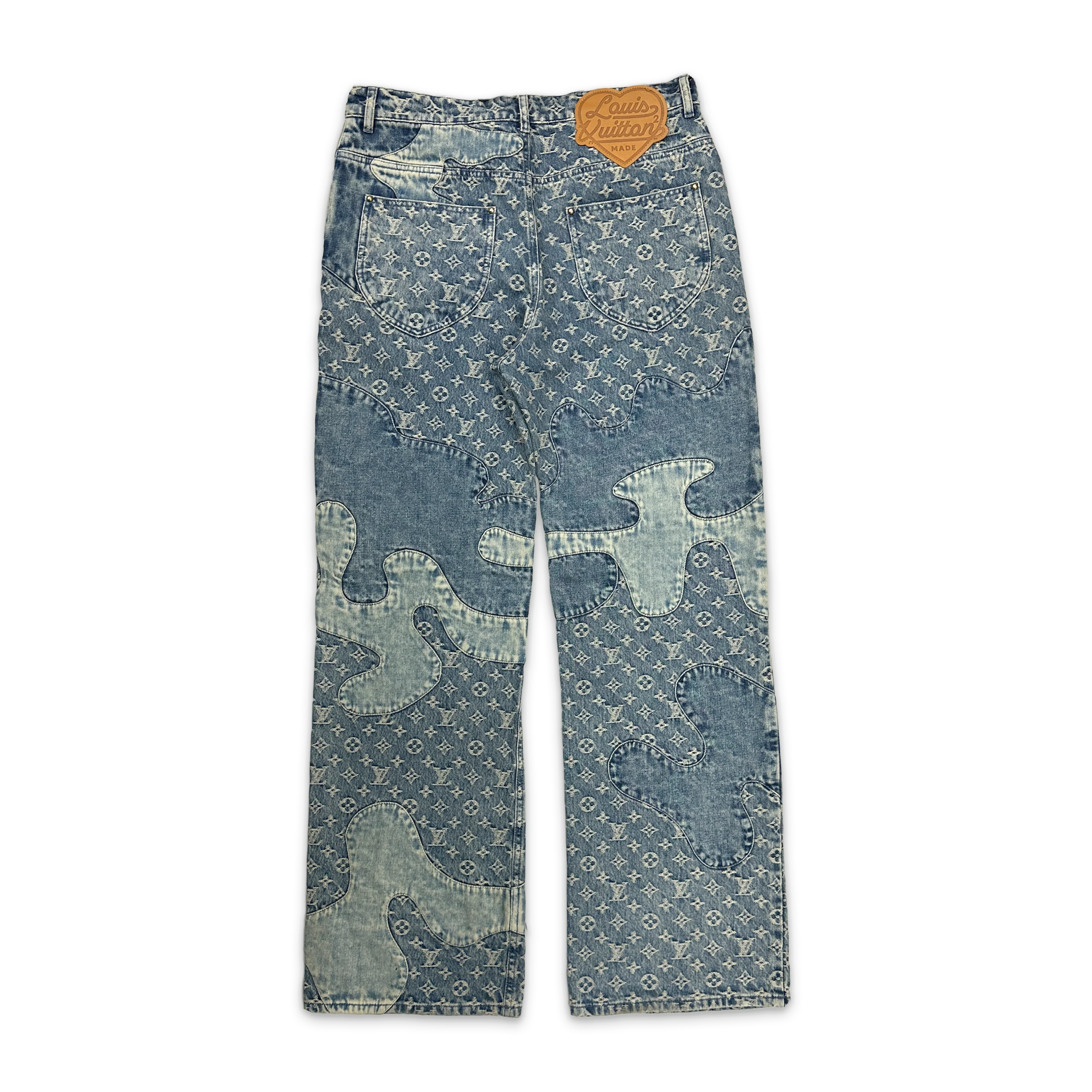 x Nigo Monogram Camo Denim "Blue" - Image 2