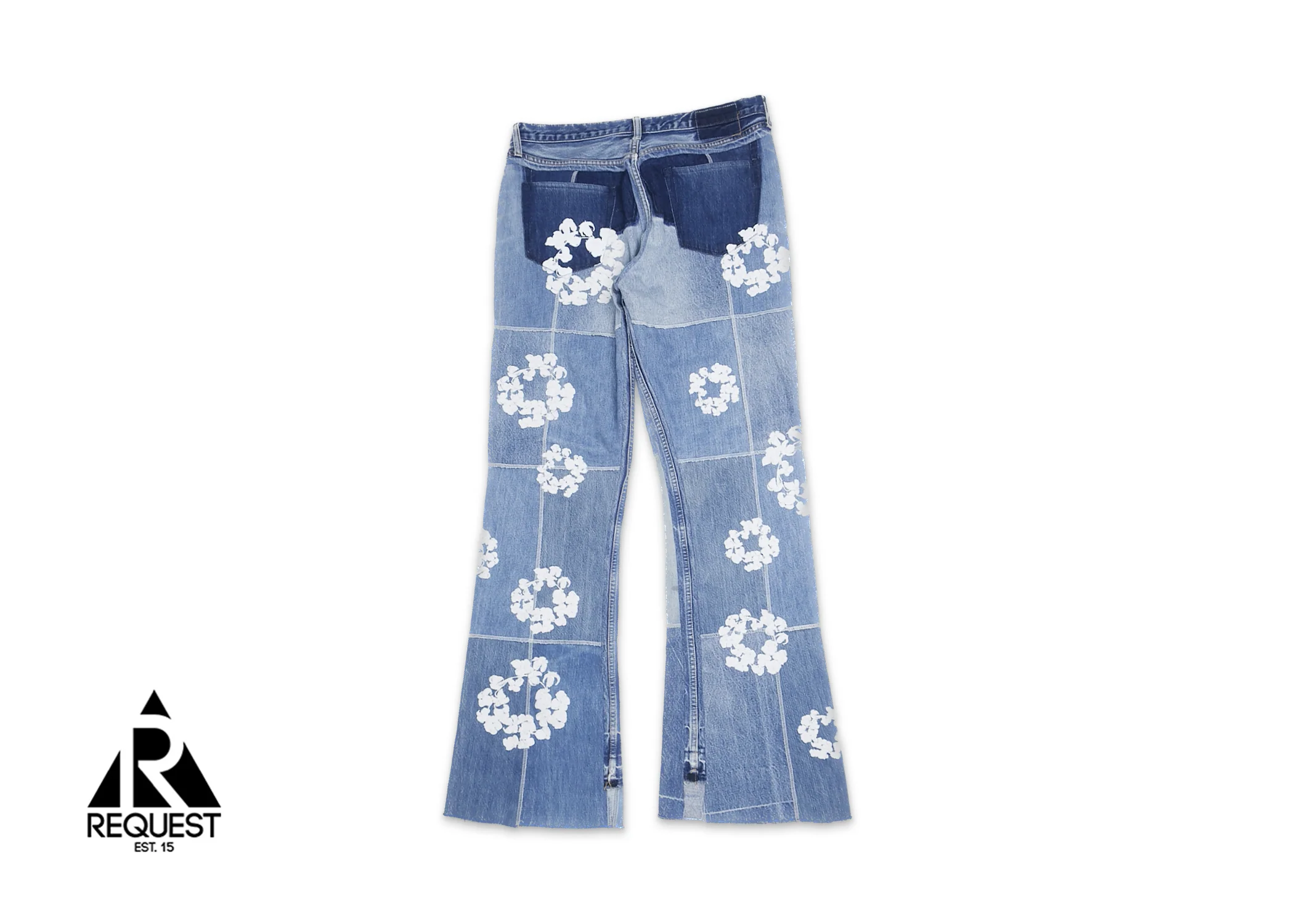 x Readymade Cotton Wreath Embroidered Jeans - Image 2