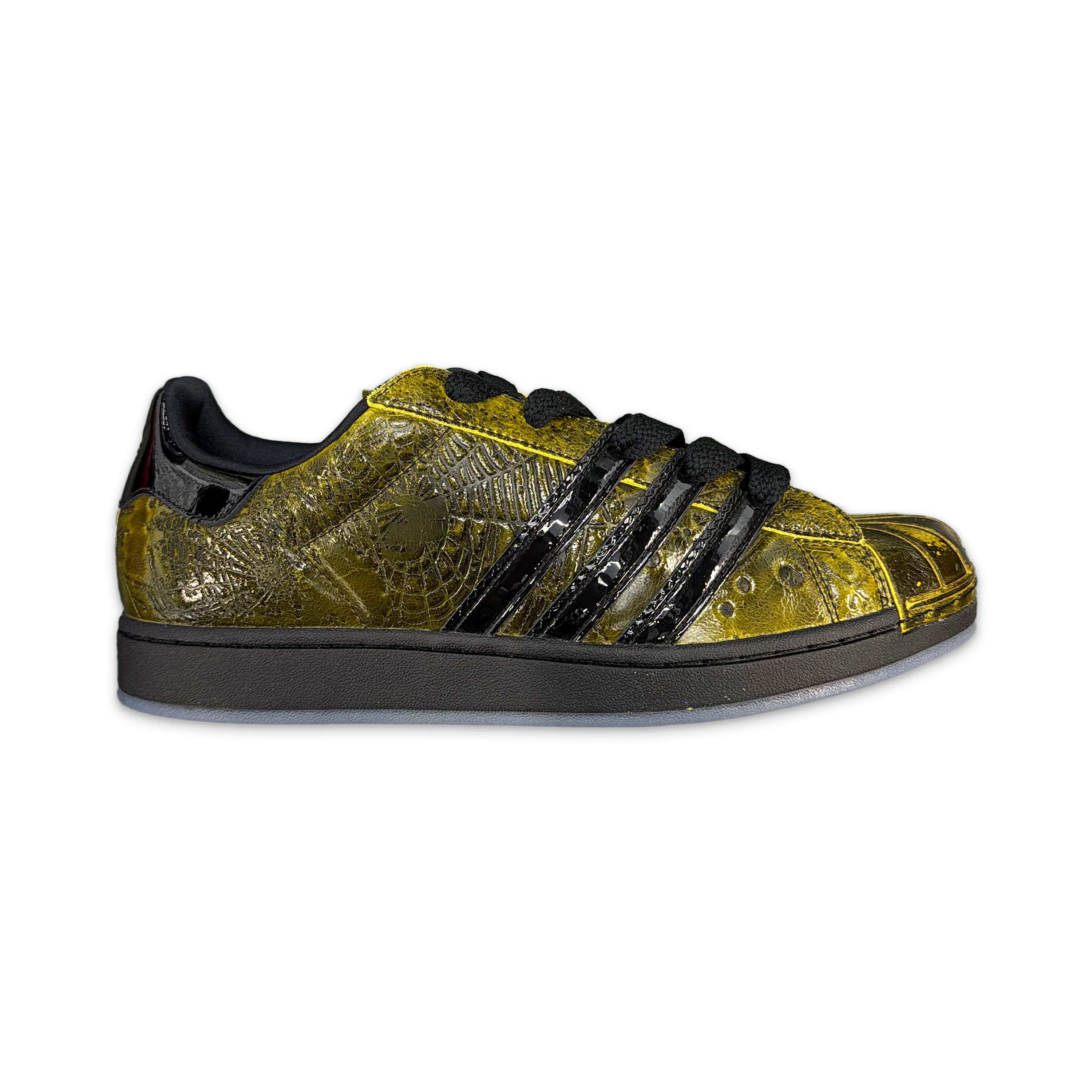 x Sp5der Superstar Low "F&F Yellow Black"