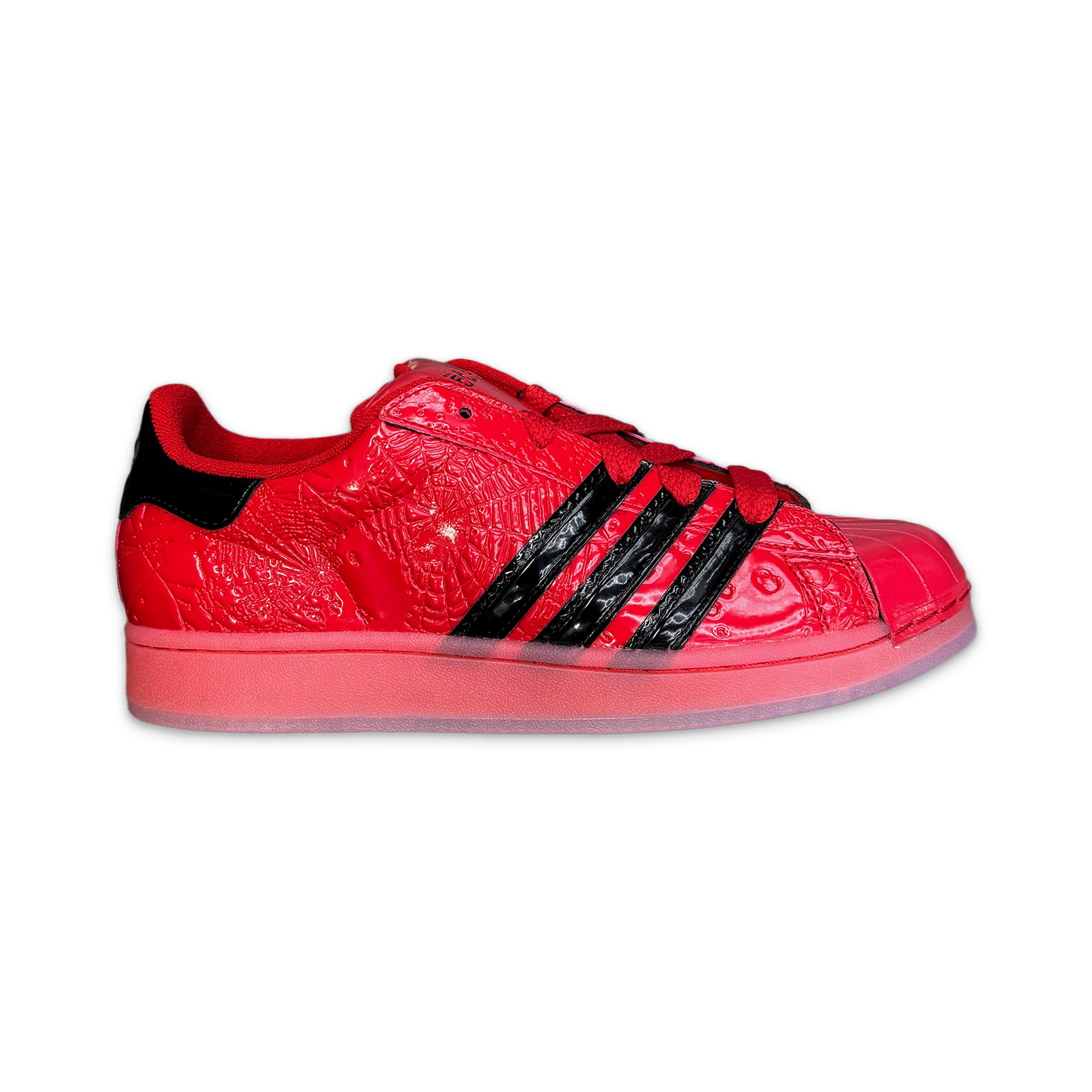 x Sp5der Superstar Low "Red"