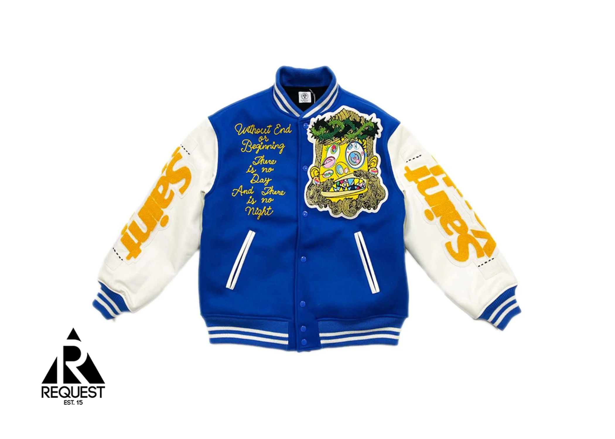 x Takashi Murakami Stadium Jacket "Blue"