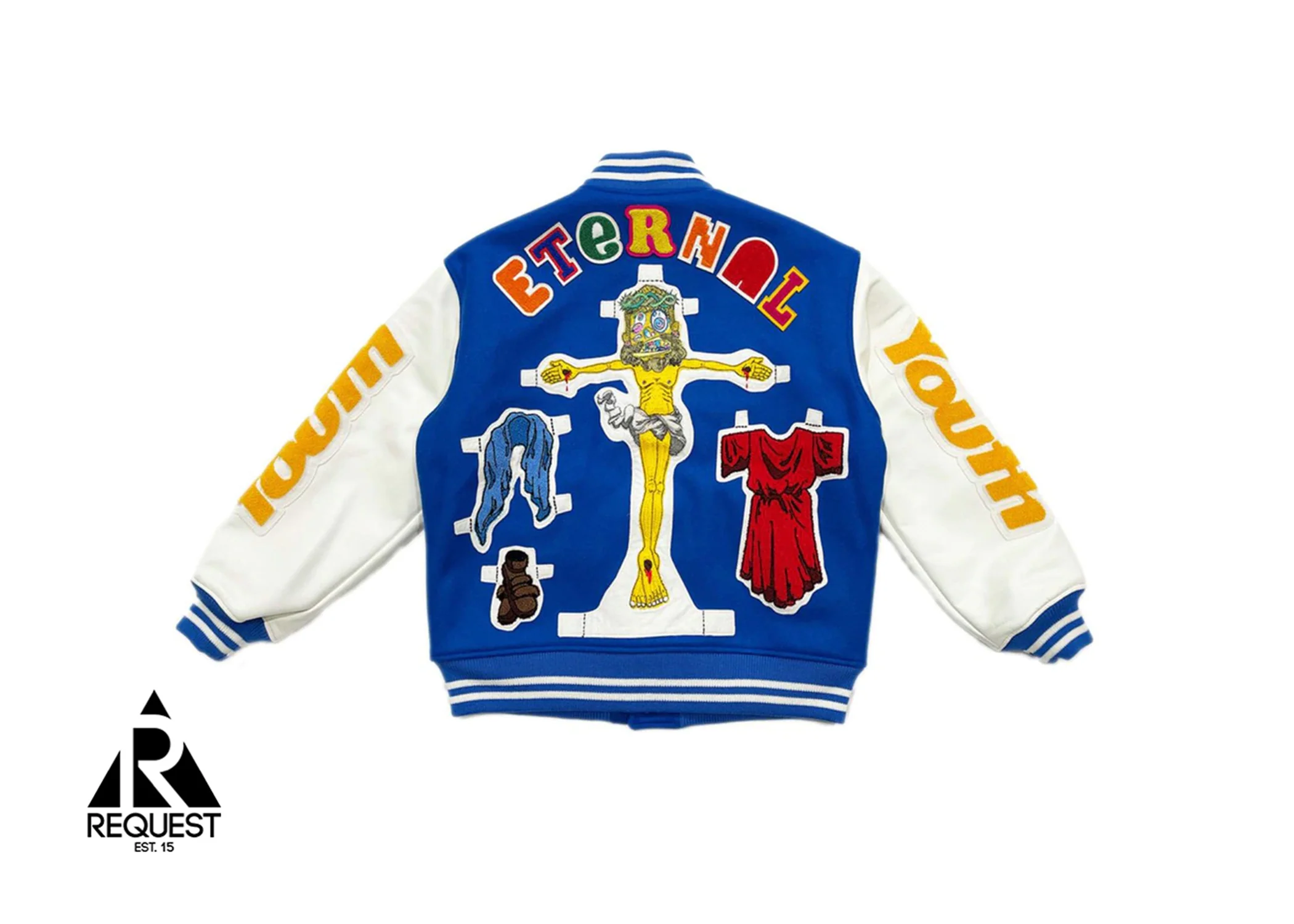 x Takashi Murakami Stadium Jacket "Blue" - Image 2
