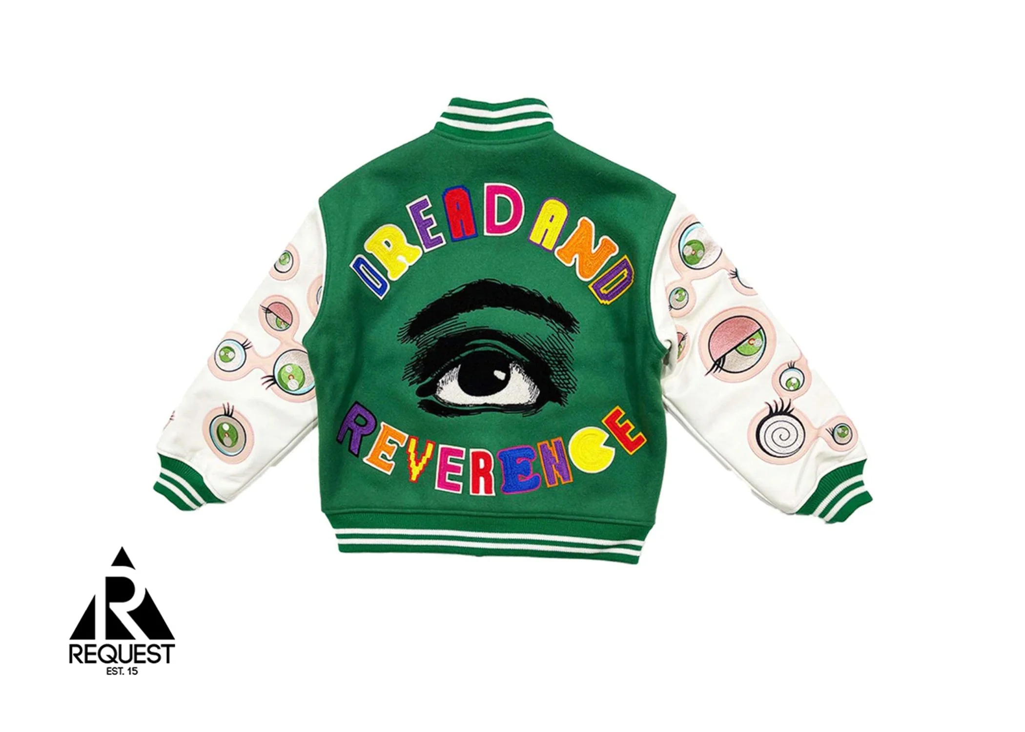 x Takashi Murakami Stadium Jacket "Green" - Image 2