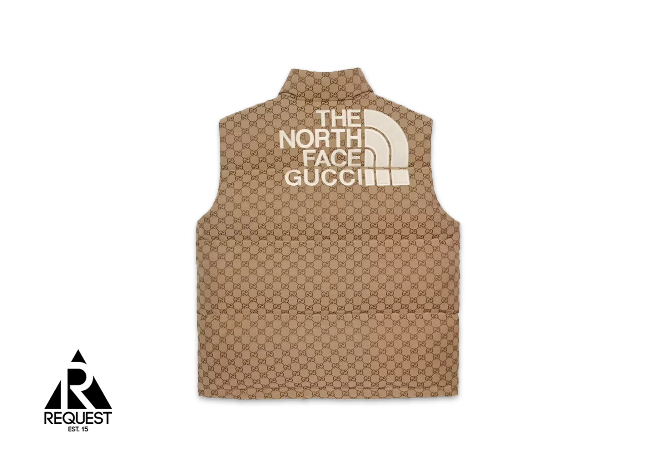 x The North Face Down Vest "Beige/Ebony" - Image 2