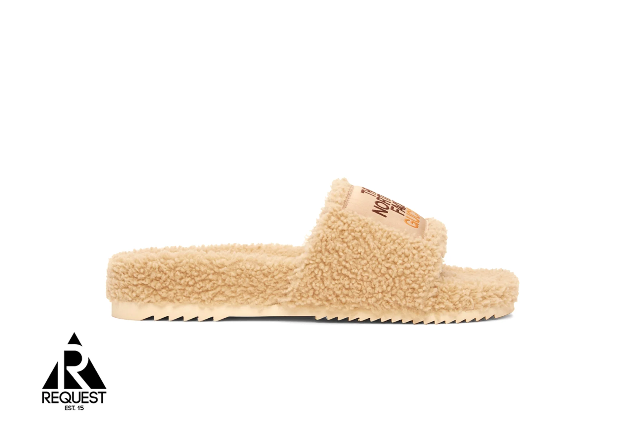 x The North Face GG Slide "Beige Merino Wool"