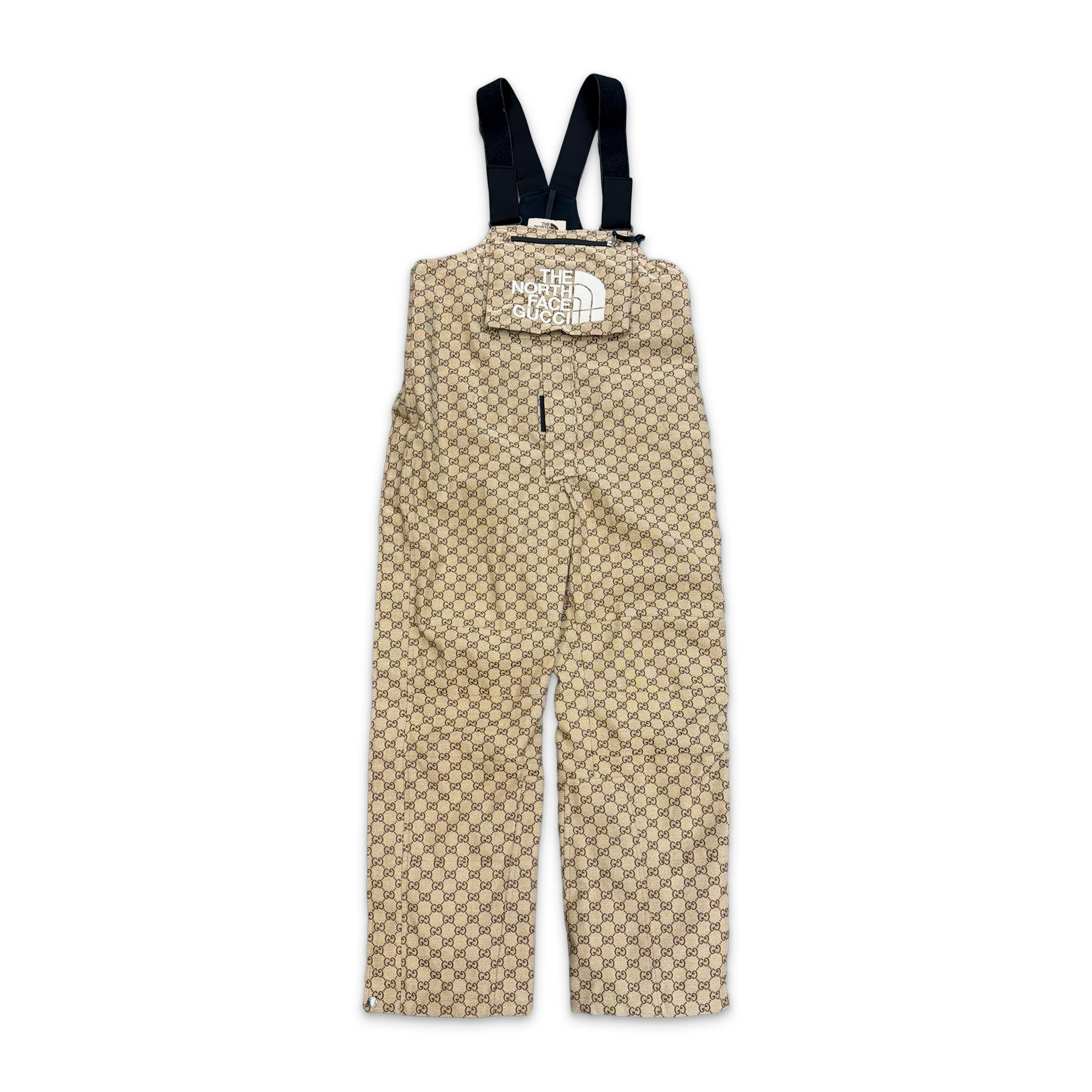 x TNF The North Face GG Monogram Overalls "Beige/Ebony"