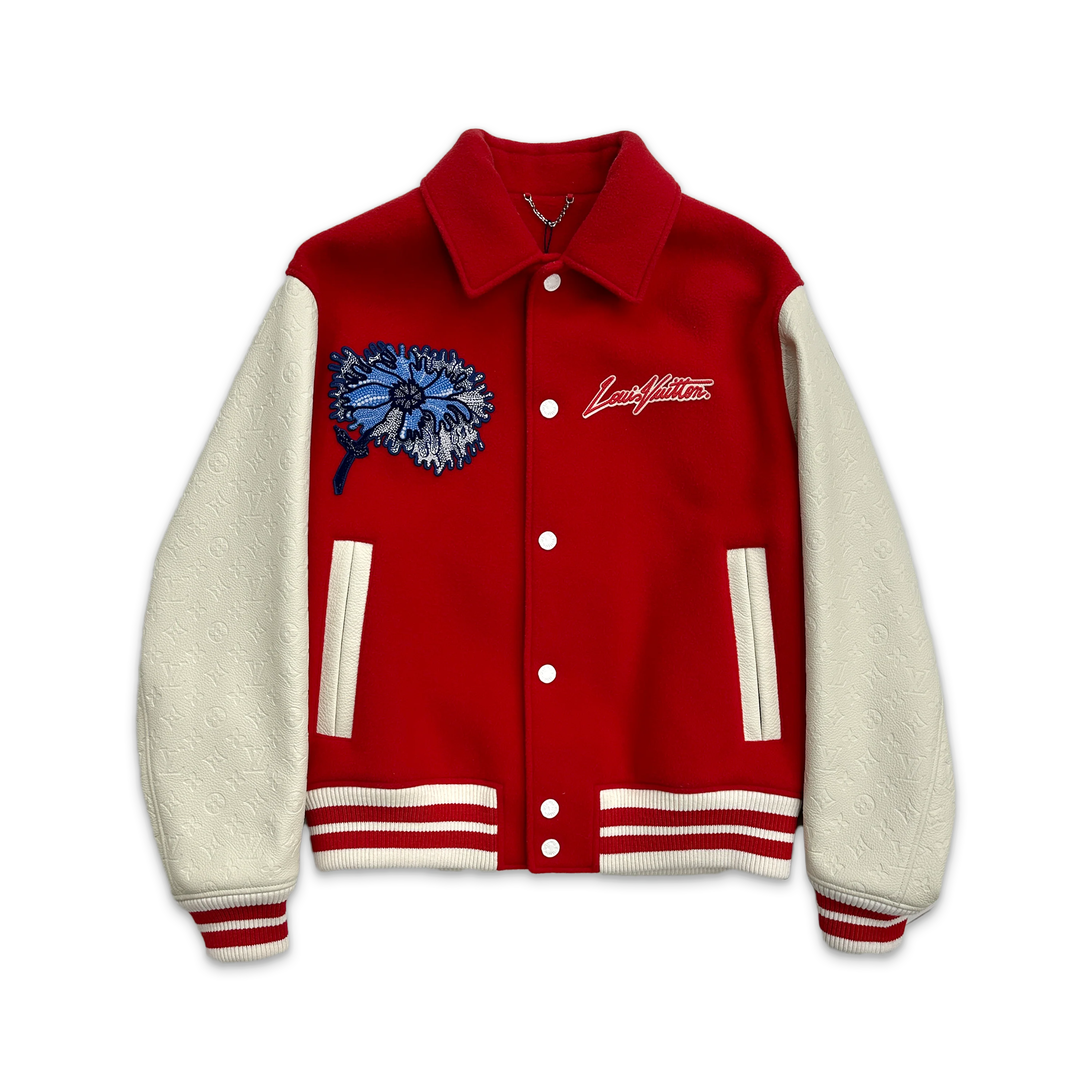 x Yayoi Kusama Psychedelic Varsity Jacket "Red"