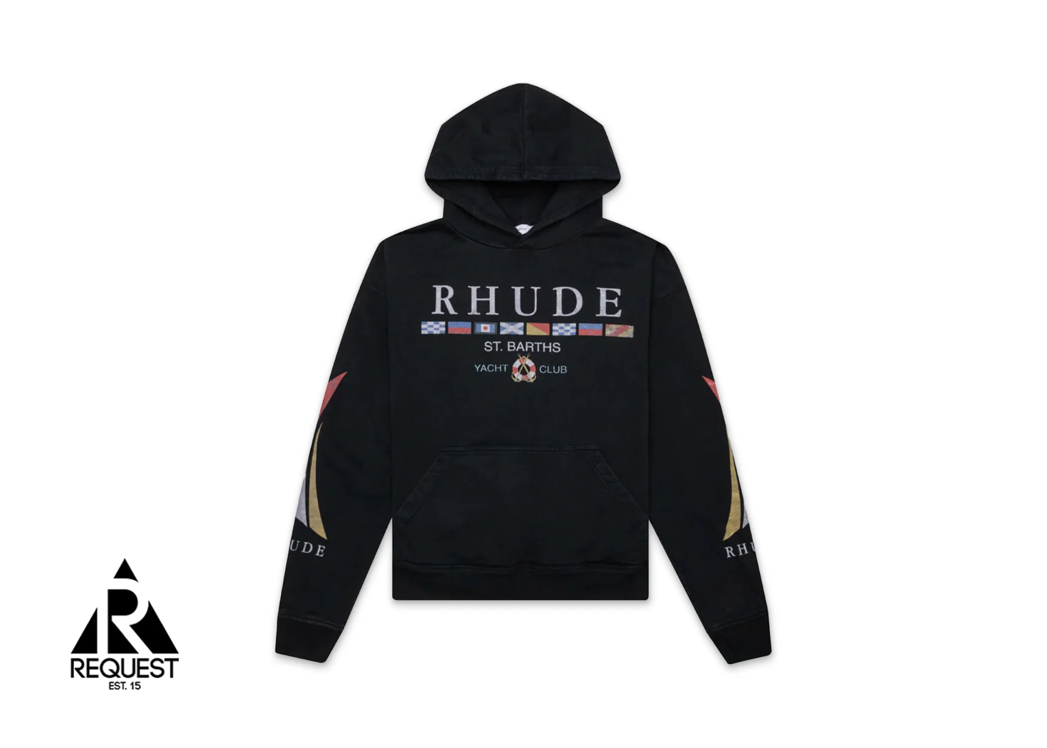Yacht Club Hoodie “Vintage Black”