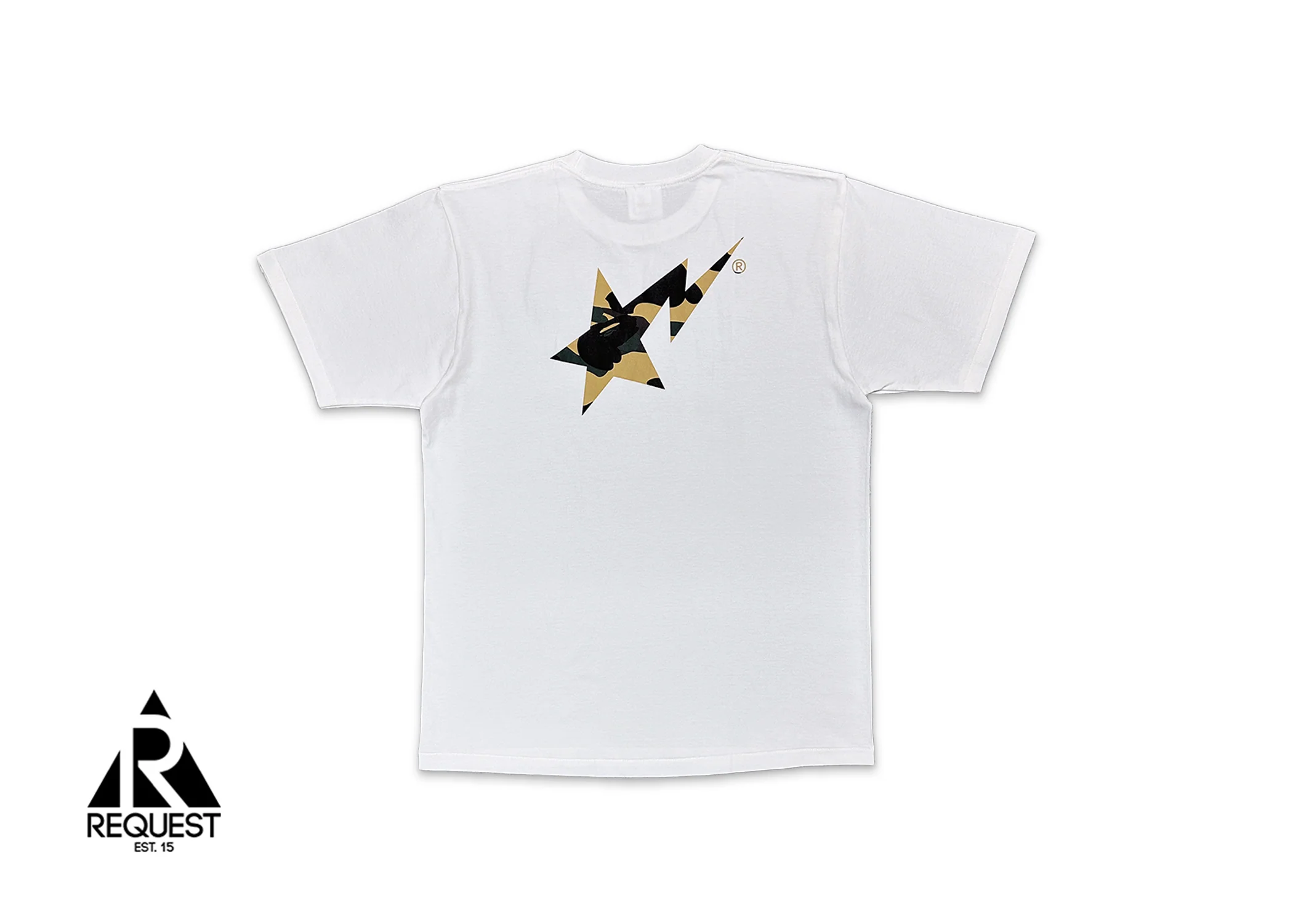 Yellow 1st Camo STA Logo Tee "White" - Image 2