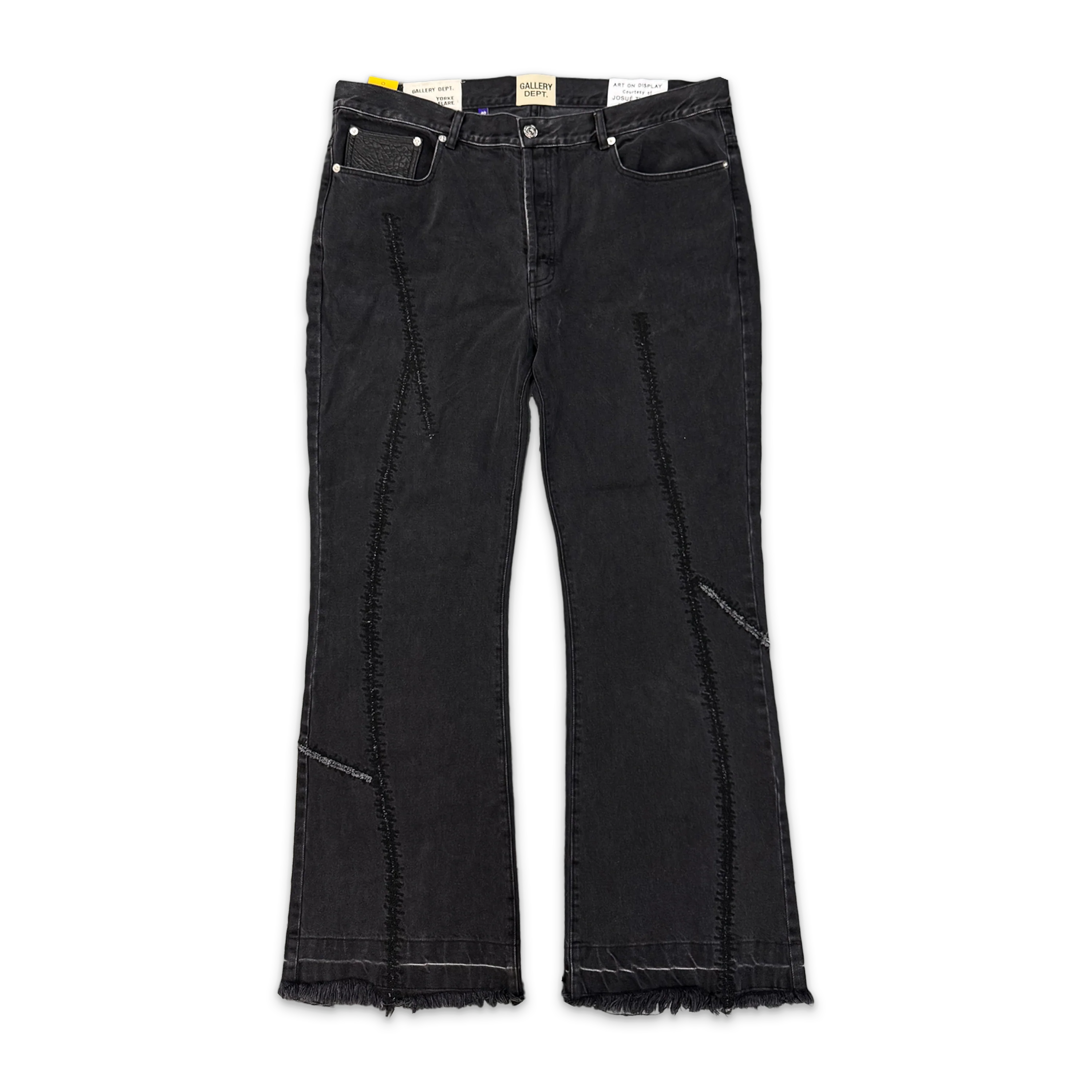 Yorke Flare 4 G-Patch Denim Jeans "Black"